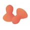 Howard Leight Quiet(R) Reusable Vinyl Ear Plugs, Bell Shape, 26 dB, Orange, 100 PK QD1 - alternate 2