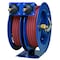 Coxreels Dual Reel Spring Return Hose Reel, 3/8 in Hose Diameter, 25 ft Length, 300 psi Max. Pressure, Brass C-LP-325-325 - alternate 1