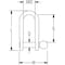 Ronstan D Shackle, Screw Pin, 660 lb. RF1806 - alternate 2