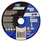 Norton Abrasives Abrasive Cut-Off Wheel, Type 1, 4 1/2 in Dia, 0.045 in Thick, 7/8 in Arbor Hole Size, 36 Grit 66252823602 - alternate 1