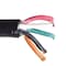 Zoro Select Portable Cord, SOOW, 16 AWG, 5 C, Black, EPDM Rubber, Stranded, 600V, Indoor/Outdoor, 250 ft E3706 - alternate 2