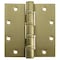 Best Door and Butt Hinge, Steel, Full Mortise Mounting, 2 1/4 in Leaf W x 5 in Leaf H, Bright Brass FBB168 5X5 HW DOOR HINGE  3  STL - alternate 2