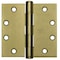 Best Door and Butt Hinge, Steel, Full Mortise Mounting, 1 3/4 in Leaf W x 4 in Leaf H, Bright Brass CB179 4 5X4 FM STDWT DOOR HINGE 3  STL - alternate 2