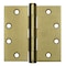 Best Door and Butt Hinge, Steel, Full Mortise Mounting, 1 3/4 in Leaf W x 4 in Leaf H, Bright Brass CB179 4 5X4 FM STDWT DOOR HINGE 3  STL - alternate 1