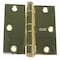 Best Door and Butt Hinge, Steel, Full Mortise Mounting, 1 1/2 in Leaf W x 3 1/2 in Leaf H, Bright Brass CB179 3 5X3 5 FM SW DOOR HINGE  3  STL - alternate 1