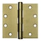 Best Door and Butt Hinge, Steel, Full Mortise Mounting, 1 3/4 in Leaf W x 4 in Leaf H, Bright Brass CB179 4X4 FM STDWT DOOR HINGE  3  STL - alternate 1