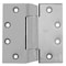 Best Door and Butt Hinge, Steel, Full Mortise Mounting, 1 3/4 in Leaf W x 4 in Leaf H, Satin Chrome FBB168 4 5X4 DOOR HINGE US26D  STL - alternate 3