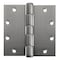 Best Door and Butt Hinge, Stainless Steel, Full Mortise Mounting, 1 3/4 in Leaf W x 4 in Leaf H, Satin CB191 4X4 FM STDWT DOOR HINGE32D STS - alternate 2