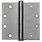Best Door and Butt Hinge, Stainless Steel, Full Mortise Mounting, 1 3/4 in Leaf W x 4 in Leaf H, Satin FBB191 4 5X4 DOOR HINGE 32D STS - alternate 2