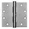 Best Door and Butt Hinge, Steel, Full Mortise Mounting, 1 3/4 in Leaf W x 4 in Leaf H, Satin Chrome F179NRP 4X4 DOOR HINGE 26D STL - alternate 1