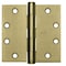 Best Door and Butt Hinge, Steel, Full Mortise Mounting, 1 3/4 in Leaf W x 4 in Leaf H, Bright Brass F179 4 5X4 DOOR HINGE 3  STL - alternate 2