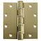 Best Door and Butt Hinge, Steel, Full Mortise Mounting, 2 in Leaf W x 4 1/2 in Leaf H, Bright Brass FBB168 4 5X4 5 HW DOOR HINGE   3  STL - alternate 1