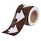 Brady Arrow Tape, Vinyl, 4 in W x 90 ft. L, Adhesive Mounting, White/Brown 109930 - alternate 1