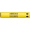 Brady Pipe Marker, Ammonia, Yel, 1-1/2 to2-3/8 In 4005-B - alternate 1