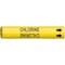 Brady Pipe Marker, Chlorine, Yel, 3/4 to 1-3/8 In 4025-A - alternate 1