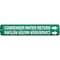 Brady Pipe Marker, Condenser Water Return, Green, 4040-B 4040-B - alternate 1