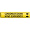 Brady Pipe Mrkr, Condensate Drain, 3/4to1-3/8 In 4036-A - alternate 1