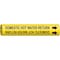 Brady Pipe Marker, Domestic Hot Water Return, Y, 4052-B 4052-B - alternate 1