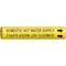 Brady Pipe Marker, Domestic Hot Water Supply, Y, 4053-A 4053-A - alternate 1
