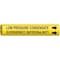 Brady Pipe Marker, Low Pressure Condensate, Yel, 4091-A 4091-A - alternate 1