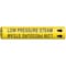 Brady Pipe Mrkr, Low Pressure Steam, 3/4 to1-3/8 4092-A - alternate 1