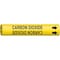 Brady Pipe Mrkr, Carbon Dioxide, 2-1/2to3-7/8 In, 4019-C 4019-C - alternate 1