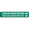 Brady Pipe Marker, Cooling Water Return, Green, 4043-C 4043-C - alternate 1