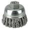 Weiler Crimped Wire Cup Wire Brush, 2-3/4" 96272 - alternate 1