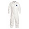 Dupont Disposable Coverallss, Collared Coverall, L, Tyvek(R) 400, Elastic Wrist, Elastic Ankle, White TY125SWHLG0025VP - alternate 1