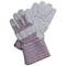 Condor Leather Gloves, Cowhide, Gauntlet Cuff, Wing Thumb, Full Finger, Gray, XL, 1 PR 2MDC1 - alternate 1