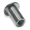 Zoro Select Rivet Nut, #8-32 Thread Size, 0.357 in Flange Dia., 0.5 in L, Steel, 50 PK U69136.016.0120 - alternate 1