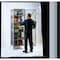 Lyon Shelving Storage Cabinet, 78 in H, 24 in W, 21 in D, Swing, Padlock Hasp, Gray, 4 Shelves, 0 Drawers DD1130DP - alternate 2