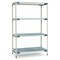 Metro Plastic Shelf, 24"D x 72"W x 1-13/16"H, Taupe/Blue MQ2472G