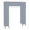 Lyon Box Locker Unit with Coat Rod, 69 in W, 18 in D, 78 in H, (6) Tier, (6) Wide, Dove Gray DD5990SU - alternate 1