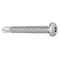 Tamper-Pruf Screws Tamper Resistant Screw, 3/4 in, Plain Finish, 410 Stainless Steel, Pan Head Torx Drive, 25 PK 490320 - alternate 1