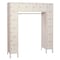 Lyon Box Locker Unit with Coat Rod, 69 in W, 18 in D, 78 in H, (6) Tier, (6) Wide, Putty PP5990 - alternate 1