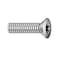 Tamper-Pruf Screws #6-32 x 1/2 in Torx Flat Machine Screw, Zinc Plated Steel, 100 PK 400540 - alternate 1