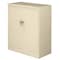 Tennsco Shelving Storage Cabinet, 42 in H, 36 in W, 24 in D, Swing, Keyed, Putty, 2 Shelves, 0 Drawers 2442PY - alternate 1