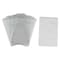 Brady Shop Envelope, Vinyl, 8 1/2 in H x 5 1/2 in W, Clear, 10 PK 81764 - alternate 1