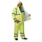 Zoro Select Rain Jacket Hood, Hi-Vis YelloGreen, M 5KU17 - alternate 4
