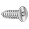 Tamper-Pruf Screws Tamper Resistant Screw, 1 in, Plain Finish, 18-8 Stainless Steel, Flat Head Torx Drive, 25 PK 51470 - alternate 1