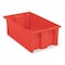 Akro-Mils Stack & Nest Storage Container, 9 gal, 19-1/2 in L x 15-1/2 in W x 10 in H, Red 35190RED - alternate 1