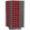 Akro-Mils Revolving Storage Bin, Steel, Gray, 60 in H, 4 in; 5 in W, 6-1/2 in; 9-1/4 in L 98325 - alternate 3