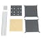Akro-Mils Revolving Storage Bin, Steel, Gray, 60 in H, 4 in; 5 in W, 6-1/2 in; 9-1/4 in L 98325 - alternate 4