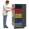 Akro-Mils Revolving Storage Bin, Steel, Gray, 60 in H, 4 in; 5 in W, 6-1/2 in; 9-1/4 in L 98325 - alternate 2