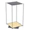 Akro-Mils Revolving Storage Bin, Steel, Gray, 60 in H, 4 in; 5 in W, 6-1/2 in; 9-1/4 in L 98325 - alternate 1