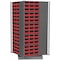 Akro-Mils Revolving Storage Bin, Steel, Gray, 60 in H, 4 in; 5 in W, 6-1/2 in; 9-1/4 in L 98325 - alternate 5