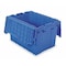 Akro-Mils Attached Lid Container, 12 gal Volume Cap., 21 1/2 in L, 15 1/4 in W, 12 1/2 in H, Blue 39120BLUE - alternate 1
