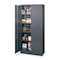 Zoro Select Shelving Storage Cabinet, 78 in H, 36 in W, 18 in D, Swing, Keyed, Gray, 4 Shelves, 0 Drawers 1UFE2 - alternate 2