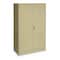 Zoro Select Shelving Storage Cabinet, 78 in H, 36 in W, 24 in D, Swing, Keyed, Tan, 4 Shelves, 0 Drawers 1UFE3 - alternate 3